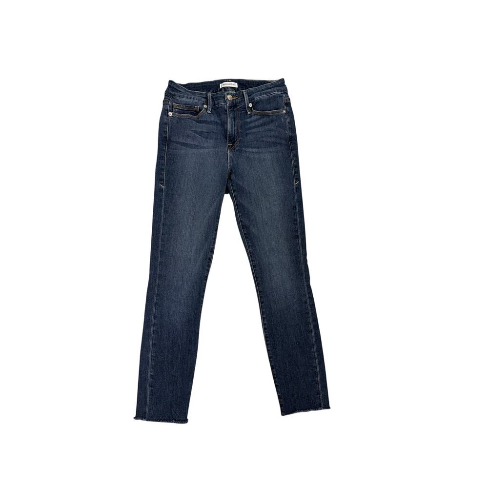 Good American Women's Straight Leg Jeans in Dark Indigo